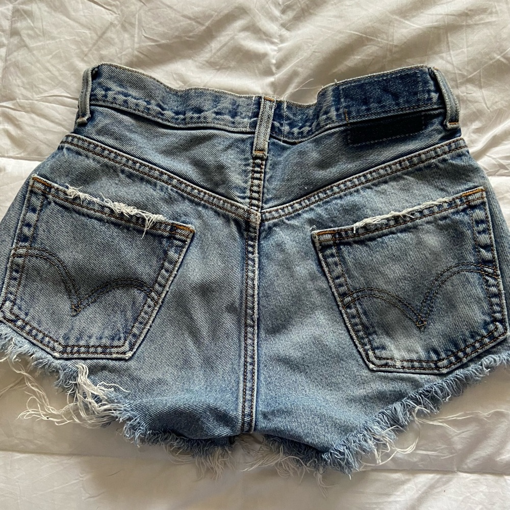 High-waisted Distressed Vintage Levi’s Shorts